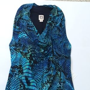 Midi Dress in snake print